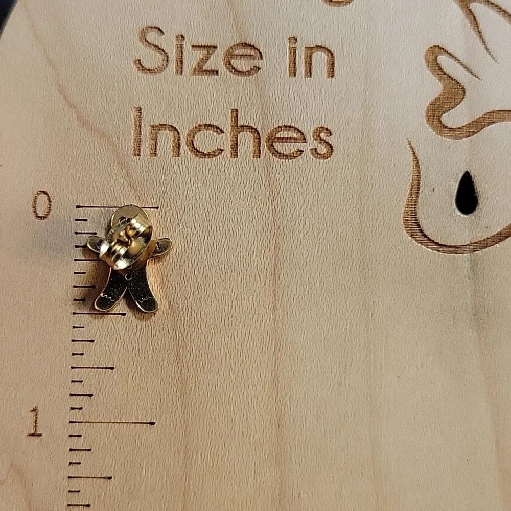 Gingerbread Man Stud Earrings